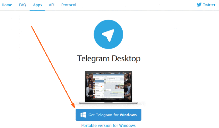 scarica Telegram sul tuo PC con sistema operativo Windows